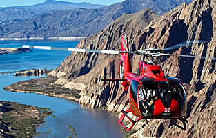 Helicopter tour from Las Vegas flying to the Grand Canyon